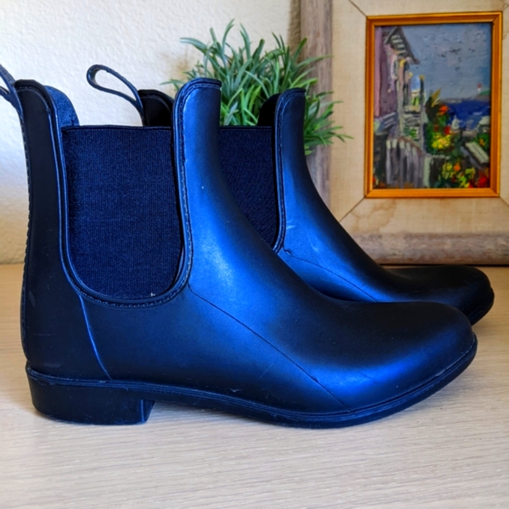 J.Crew ankle rain boots/ Almost new!